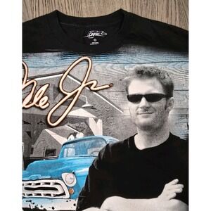 JR Nation Nascar Dale Earnhardt Jr All Over T-Shirt Black Men's 2XL Short Sleeve